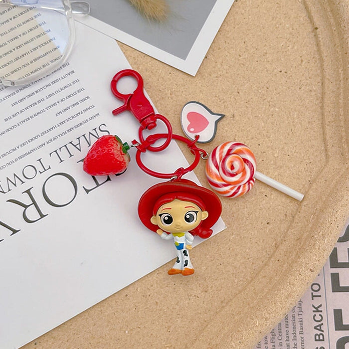 Wholesale Cartoon Plastic Keychain JDC-KC-QiaM002 Keychains 恰美 5 Wholesale Jewelry JoyasDeChina Joyas De China