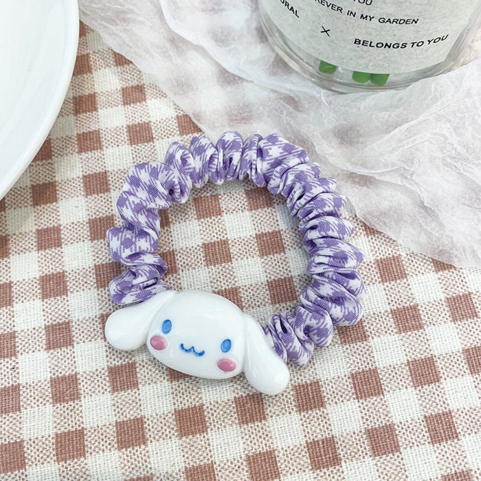 Wholesale cartoon puppy kitten small intestine hair band hair cord(F) JDC-HS-BL002 Hair Scrunchies 冰澜 1 Wholesale Jewelry JoyasDeChina Joyas De China