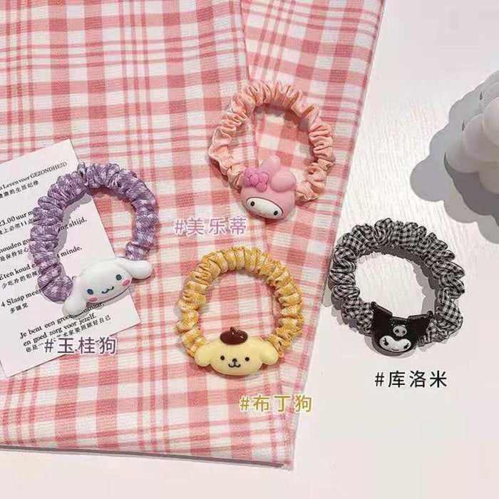 Wholesale cartoon puppy kitten small intestine hair band hair cord(F) JDC-HS-BL002 Hair Scrunchies 冰澜 Wholesale Jewelry JoyasDeChina Joyas De China