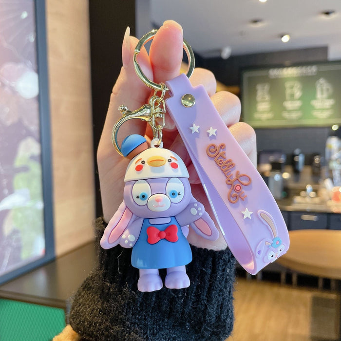 Wholesale Cartoon PVC Metal Keychain (F) JDC-KC-JG205 Keychains 金葛 blue OPP bag Wholesale Jewelry JoyasDeChina Joyas De China