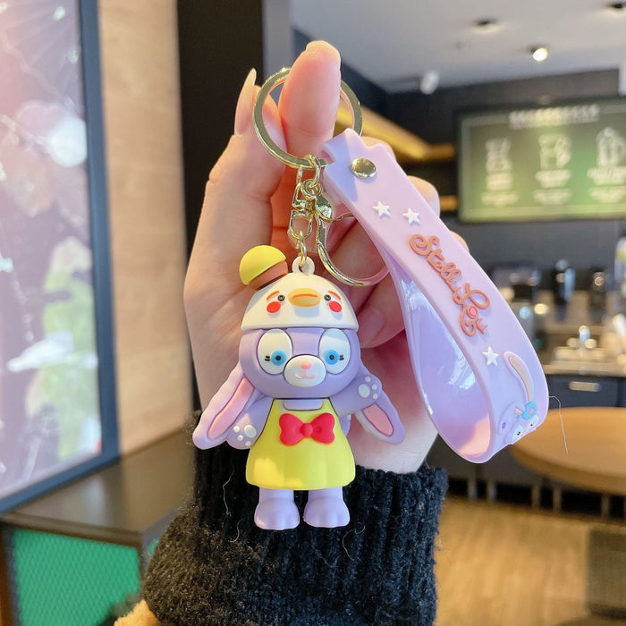 Wholesale Cartoon PVC Metal Keychain (F) JDC-KC-JG205 Keychains 金葛 yellow OPP bag Wholesale Jewelry JoyasDeChina Joyas De China