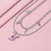 Wholesale cartoon rabbit diamond necklace JDC-NE-YiD002 necklaces 宜达 Wholesale Jewelry JoyasDeChina Joyas De China