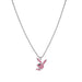 Wholesale cartoon rabbit diamond necklace JDC-NE-YiD002 necklaces 宜达 XH0787-pink Wholesale Jewelry JoyasDeChina Joyas De China