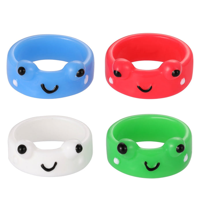 Wholesale cartoon resin frog ring JDC-RS-F084 Rings 韩之尚 Wholesale Jewelry JoyasDeChina Joyas De China
