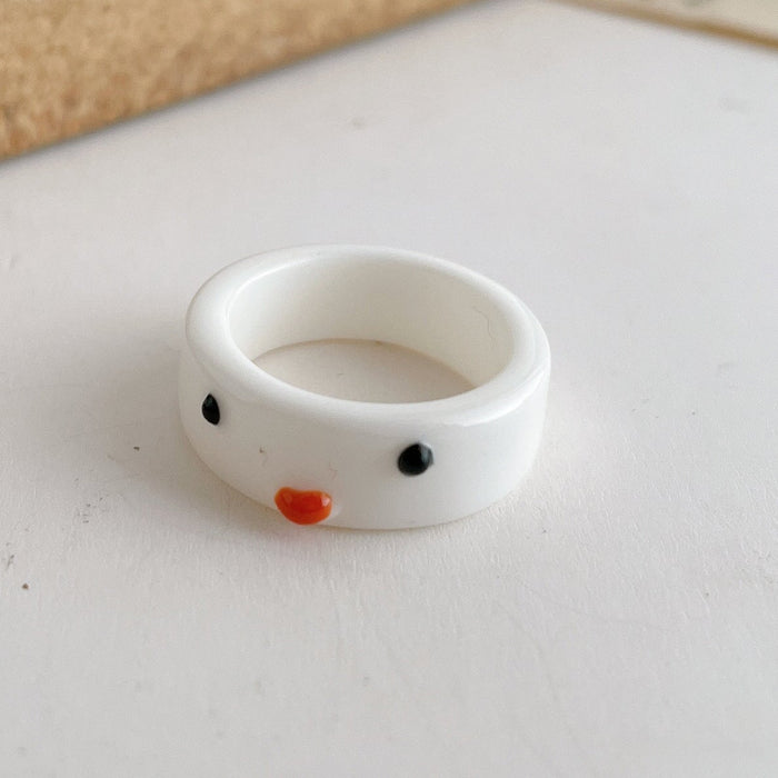Wholesale cartoon resin frog ring JDC-RS-F084 Rings 韩之尚 5443307 Wholesale Jewelry JoyasDeChina Joyas De China
