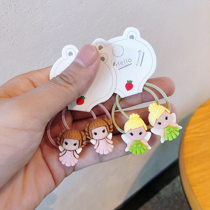 Wholesale cartoon rubber band children hair scrunchies MOQ≥5 JDC-HS-Shij009 Hair Scrunchies 世景 Wholesale Jewelry JoyasDeChina Joyas De China
