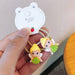 Wholesale cartoon rubber band children hair scrunchies MOQ≥5 JDC-HS-Shij009 Hair Scrunchies 世景 GREEN Wholesale Jewelry JoyasDeChina Joyas De China