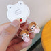 Wholesale cartoon rubber band children hair scrunchies MOQ≥5 JDC-HS-Shij009 Hair Scrunchies 世景 PINK Wholesale Jewelry JoyasDeChina Joyas De China