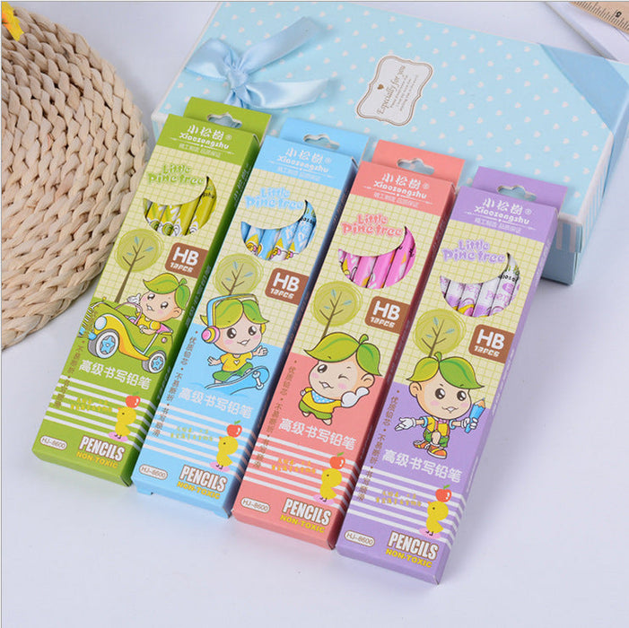 Wholesale cartoon small pine Pencil Set JDC-PE-GSYX014 Pencil JoyasDeChina black HB Wholesale Jewelry JoyasDeChina Joyas De China