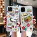Wholesale cartoon sticker mobile phone case for iphone12promax transparent protective case JDC-PC-KEX010 Phone Cases 科讯 Wholesale Jewelry JoyasDeChina Joyas De China