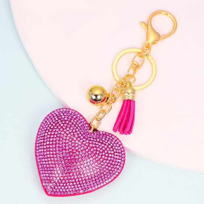 Wholesale cashmere solid color key chain MOQ ≥ 10 JDC-KC-YZ001 Keychains 永泽 06 minimum 10 pieces for wholesale Wholesale Jewelry JoyasDeChina Joyas De China
