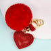 Wholesale cashmere solid color key chain MOQ ≥ 10 JDC-KC-YZ001 Keychains 永泽 18 minimum 10 pieces for wholesale Wholesale Jewelry JoyasDeChina Joyas De China