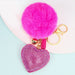 Wholesale cashmere solid color key chain MOQ ≥ 10 JDC-KC-YZ001 Keychains 永泽 19 minimum 10 pieces for wholesale Wholesale Jewelry JoyasDeChina Joyas De China