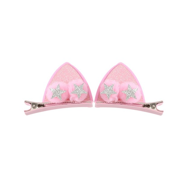 Bulk Jewelry Wholesale cat ears star hair clips JDC-HC-K025 Wholesale factory from China YIWU China