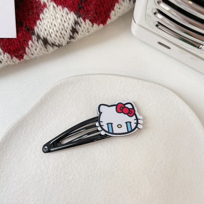 Wholesale cat vintage black-rimmed hairpin (F)JDC-HC-BL001 Hair Clips 冰澜 2 Wholesale Jewelry JoyasDeChina Joyas De China