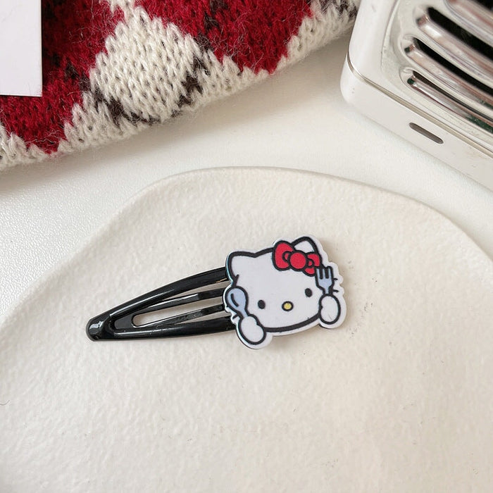 Wholesale cat vintage black-rimmed hairpin (F)JDC-HC-BL001 Hair Clips 冰澜 Wholesale Jewelry JoyasDeChina Joyas De China