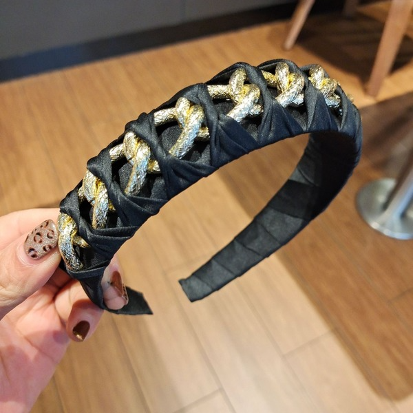 Bulk Jewelry Wholesale chain leopard hair band-JDC-HD-O025 Wholesale factory from China YIWU China