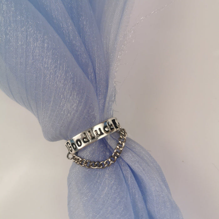 Wholesale chain smiley face opening adjustable metal ring MOQ≥10 JDC-RS-NS015 Rings 尼森 2 MOQ10 Wholesale Jewelry JoyasDeChina Joyas De China