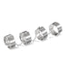 Wholesale chain two finger siamese cross key lock open alloy ring JDC-RS-F080 Rings 韩之尚 53598 alloy Wholesale Jewelry JoyasDeChina Joyas De China