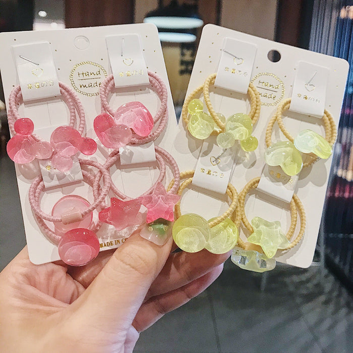 Wholesale children candy color gradient hair cord JDC-HS-YiT002 Hair Scrunchies 亦桐 Wholesale Jewelry JoyasDeChina Joyas De China