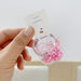 Wholesale children color transparent flow sofa ring leather band(F) JDC-HS-YiT001 Hair Scrunchies 亦桐 Pink 1 Wholesale Jewelry JoyasDeChina Joyas De China