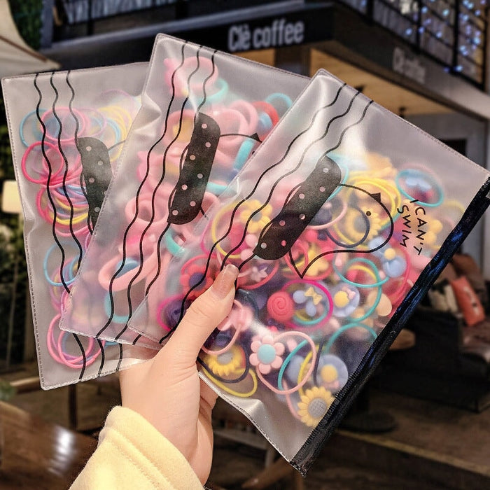 Wholesale children flower hair rope JDC-HS-XiY001 Hair Scrunchies 昕越 Wholesale Jewelry JoyasDeChina Joyas De China