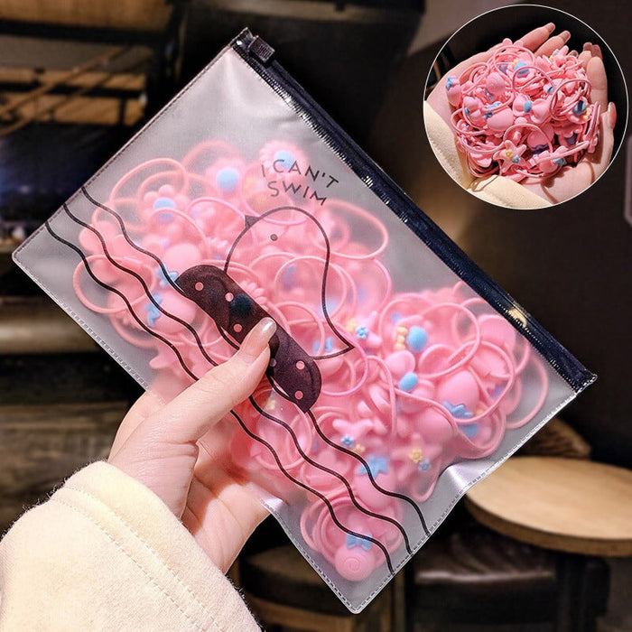 Wholesale children flower hair rope JDC-HS-XiY001 Hair Scrunchies 昕越 Wholesale Jewelry JoyasDeChina Joyas De China