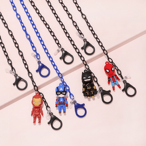 Wholesale Children's acrylic cartoon hanging neck non-slip mask chain JDC-MC-ZhanY004 Maskchain 展言 Wholesale Jewelry JoyasDeChina Joyas De China