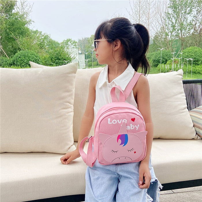 Wholesale children's backpack boys' and girls' Canvas Backpack JDC-BP-Lank001 Backpack Bags 澜咔 Wholesale Jewelry JoyasDeChina Joyas De China