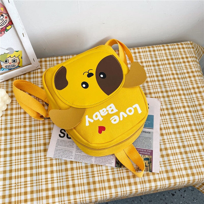 Wholesale children's backpack boys' and girls' Canvas Backpack JDC-BP-Lank001 Backpack Bags 澜咔 huang xiaogou Wholesale Jewelry JoyasDeChina Joyas De China