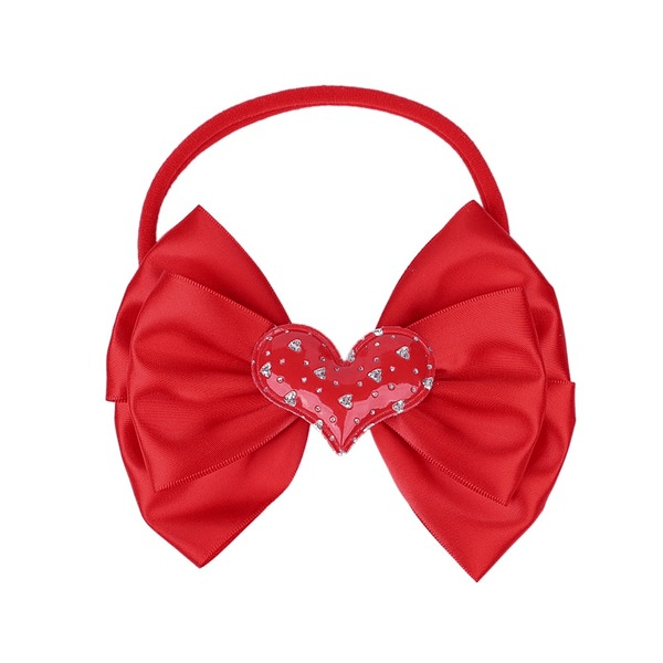 Wholesale Children's Bow Nylon Solid Color Love Headband JDC-HD-GSQN037 Headband 丘诺 Wholesale Jewelry JoyasDeChina Joyas De China