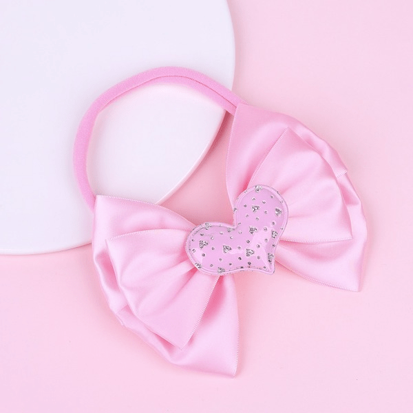 Wholesale Children's Bow Nylon Solid Color Love Headband JDC-HD-GSQN037 Headband 丘诺 Wholesale Jewelry JoyasDeChina Joyas De China