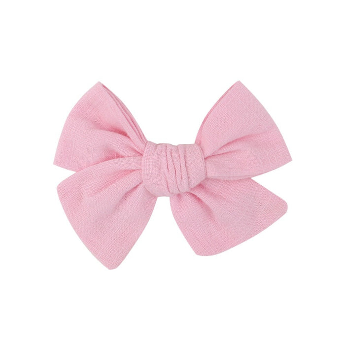 Wholesale Children's Bow Pure Cotton Hair Clip JDC-HC-YL069 Hair Clips 雅伦 11 Wholesale Jewelry JoyasDeChina Joyas De China