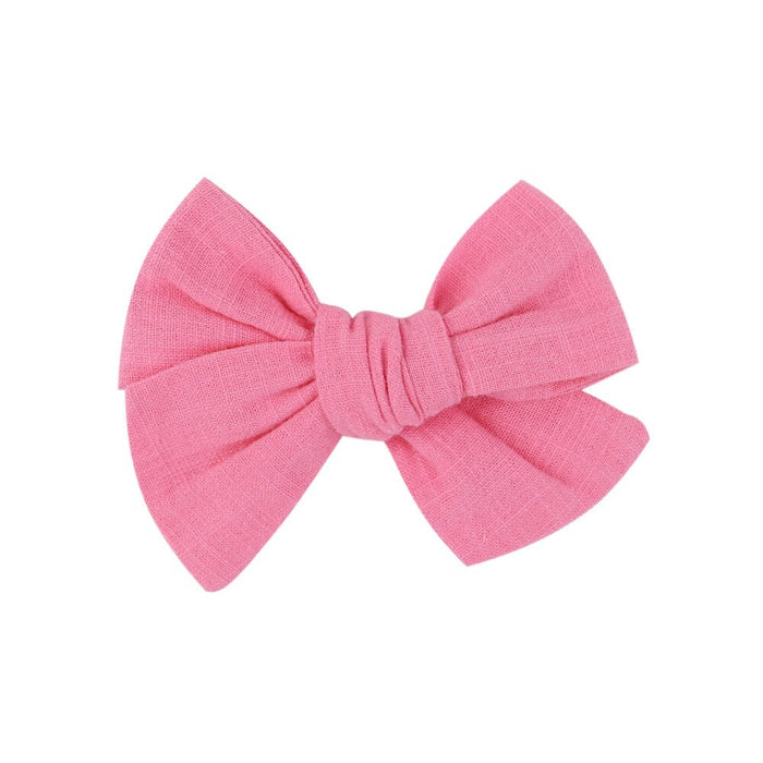Wholesale Children's Bow Pure Cotton Hair Clip JDC-HC-YL069 Hair Clips 雅伦 Wholesale Jewelry JoyasDeChina Joyas De China