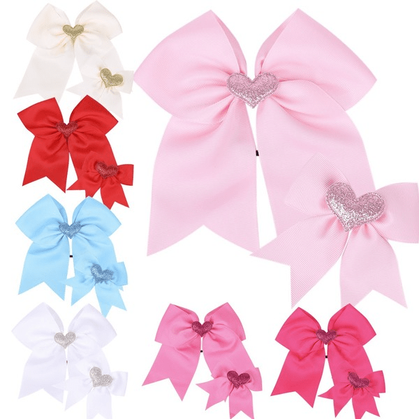 Wholesale Children's Bow Solid Color Love Hair Clip JDC-HC-GSQN029 Hair Clips 丘诺 Wholesale Jewelry JoyasDeChina Joyas De China