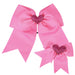 Wholesale Children's Bow Solid Color Love Hair Clip JDC-HC-GSQN029 Hair Clips 丘诺 Dark pink (two-piece set) Wholesale Jewelry JoyasDeChina Joyas De China
