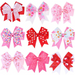 Wholesale Children's Hair Clips Love Bow Colorblock Hair Clips JDC-HC-GSQN034 Hair Clips 丘诺 Wholesale Jewelry JoyasDeChina Joyas De China