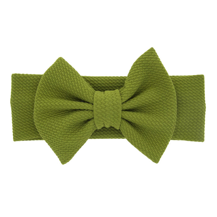 Wholesale children's rabbit ear hair band children's headband JDC-HD-GSQN011 Headband JoyasDeChina Green (bow) Wholesale Jewelry JoyasDeChina Joyas De China