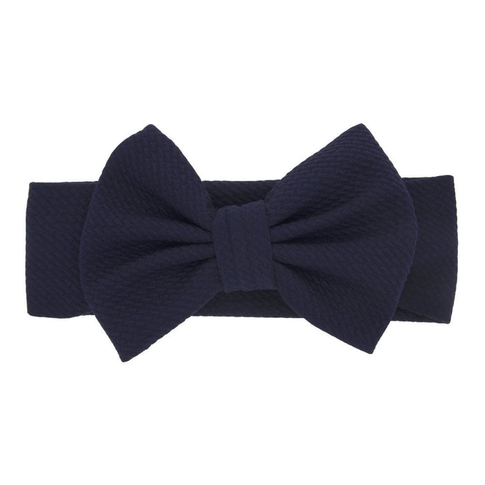 Wholesale children's rabbit ear hair band children's headband JDC-HD-GSQN011 Headband JoyasDeChina Navy (bow) Wholesale Jewelry JoyasDeChina Joyas De China