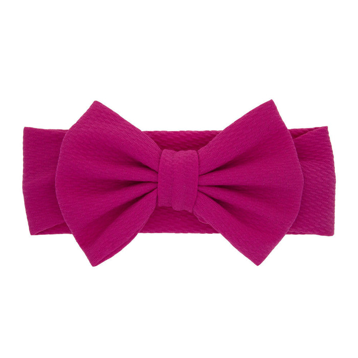 Wholesale children's rabbit ear hair band children's headband JDC-HD-GSQN011 Headband JoyasDeChina Rose Red (Bow) Wholesale Jewelry JoyasDeChina Joyas De China