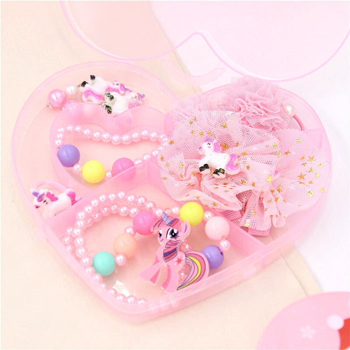 Wholesale children's resin necklace hairpin set (F)JDC-NE-Duor002 Necklaces 朵蕊 Wholesale Jewelry JoyasDeChina Joyas De China