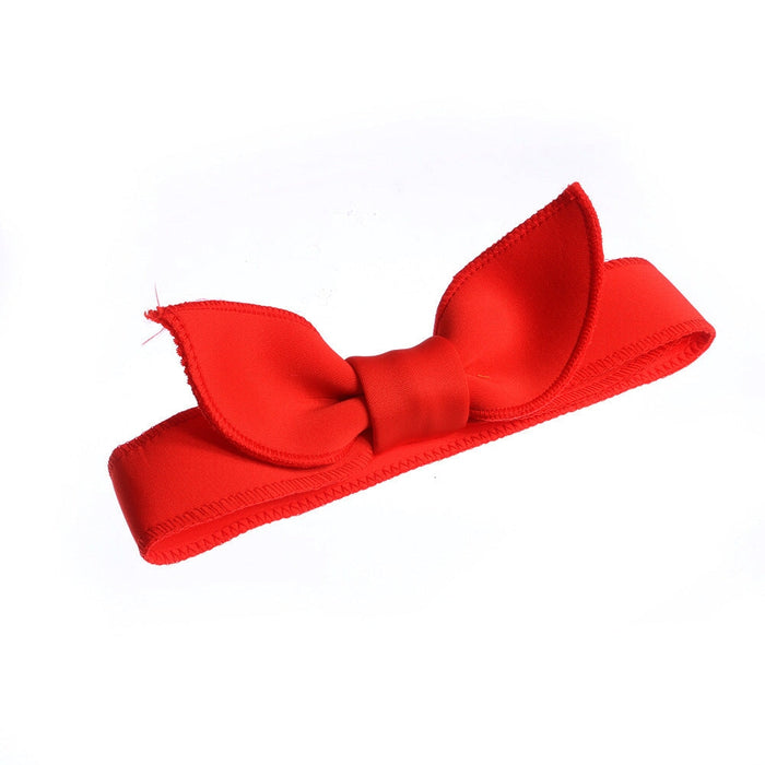 Wholesale Children's Space Cotton Bow Cloth Hair Scrunchies JDC-HS-Chund005 Hair Scrunchies 春蝶 orange Wholesale Jewelry JoyasDeChina Joyas De China