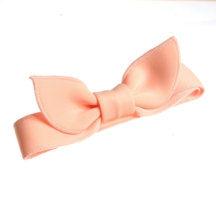 Wholesale Children's Space Cotton Bow Cloth Hair Scrunchies JDC-HS-Chund005 Hair Scrunchies 春蝶 Snow tooth color Wholesale Jewelry JoyasDeChina Joyas De China