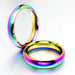 Wholesale circular arc stainless steel smooth ring JDC-RS-Dingc009 Rings 顶潮 color 5 Wholesale Jewelry JoyasDeChina Joyas De China