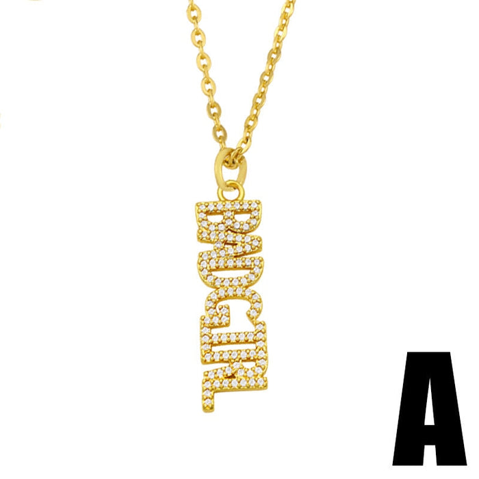Wholesale clavicle chain diamond badgirlnku45 mother's Day JDC-NE-AS565 necklaces 翱昇 BADGIRL Wholesale Jewelry JoyasDeChina Joyas De China