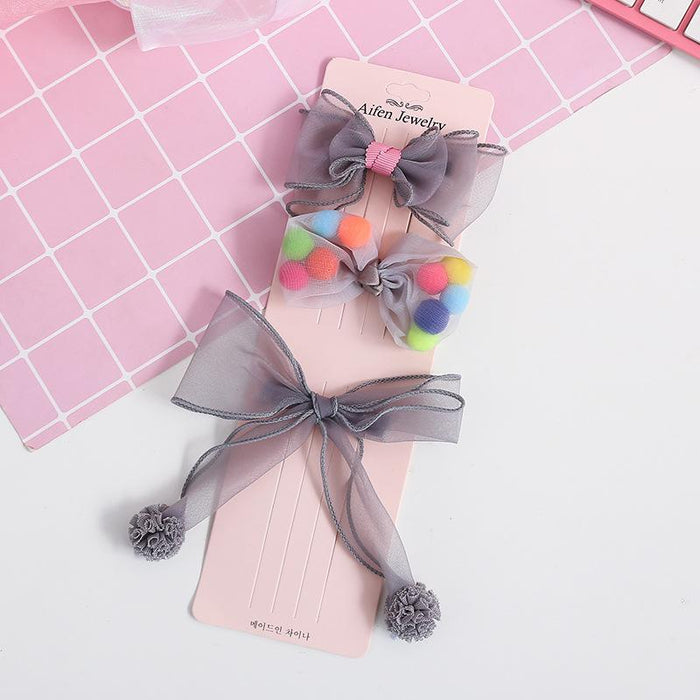 Bulk Jewelry Wholesale cloth bow hair clips JDC-HC-K024 Wholesale factory from China YIWU China