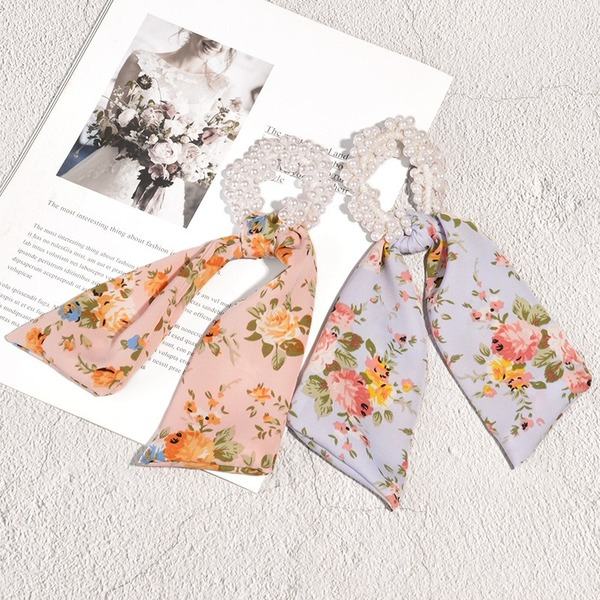 Bulk Jewelry Wholesale cloth floral Hair Scrunchies JDC-HS-K073 Wholesale factory from China YIWU China