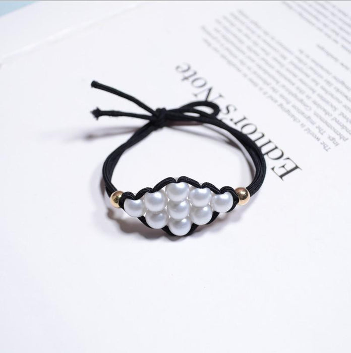 Bulk Jewelry Wholesale cloth inlaid diamond Hair Scrunchies JDC-HS-K061 Wholesale factory from China YIWU China