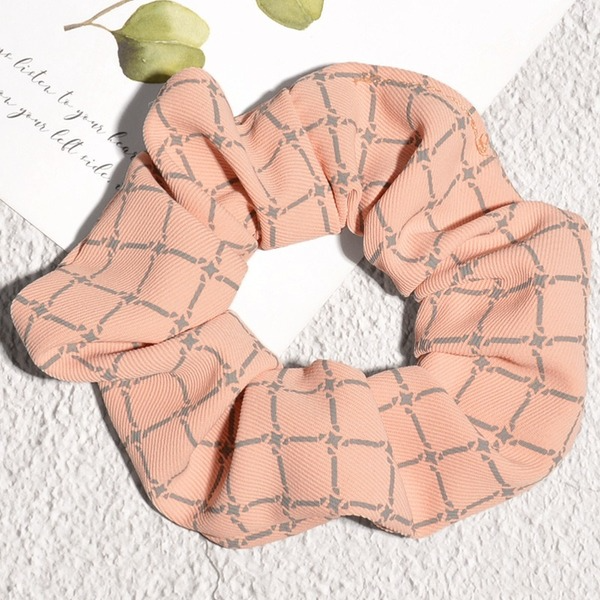 Bulk Jewelry Wholesale cloth lattice Hair Scrunchies JDC-HS-K079 Wholesale factory from China YIWU China