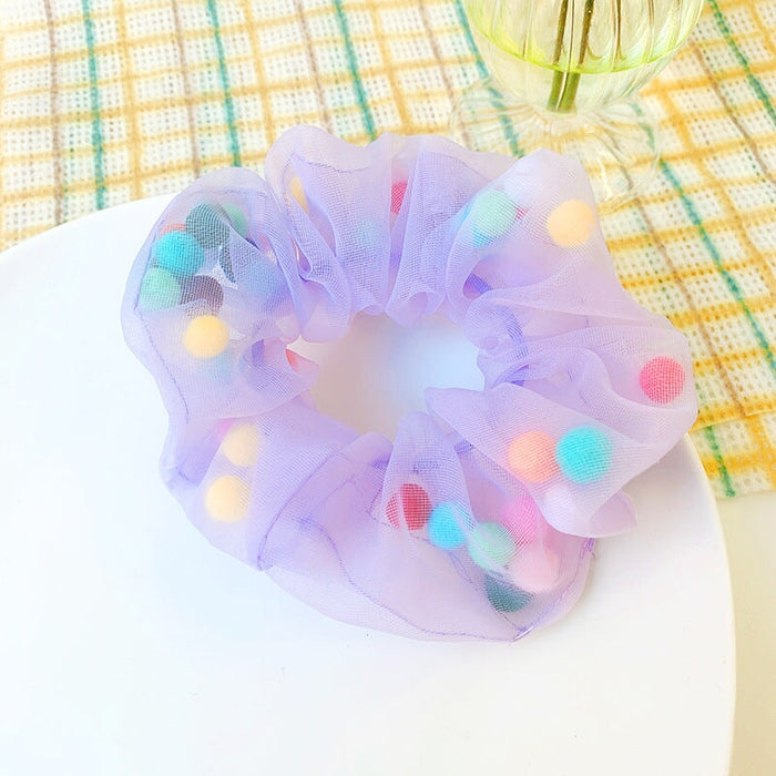 Wholesale cloth leather band color hair circle JDC-HS-H421 Hair Scrunchies 妙德 1 Wholesale Jewelry JoyasDeChina Joyas De China